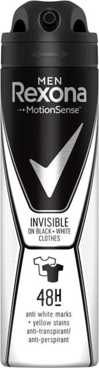Rexona Men Invisible Anti-Transpirant Spray - 6 X 150 Ml - Voordeelverpakking 15 Rexona Men Invisible Anti-Transpirant Spray - 6 X 150 Ml - Voordeelverpakking - Afbeelding 15