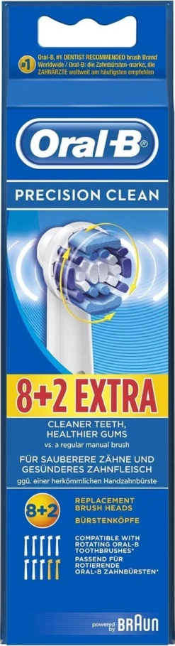 Oral B Oral-B Precison Clean Opzetborstels - 8 +2 Stuks 29 Oral B Oral-B Precison Clean Opzetborstels - 8 +2 Stuks -Oral B Shop 326x1200 2