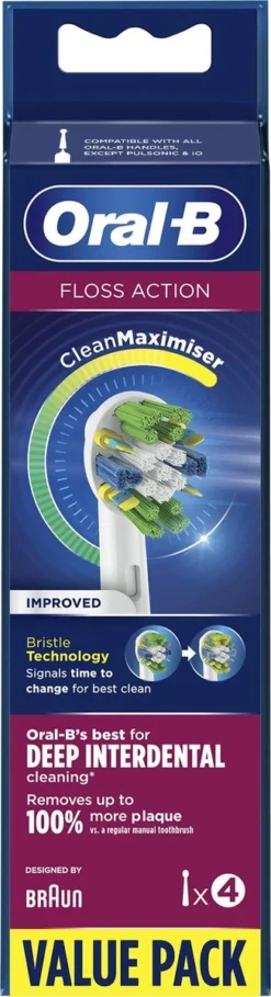 Oral B Oral-B FlossAction - Met CleanMaximiser-technologie - Opzetborstels - 4 Stuks -Oral B Shop 326x1200 5