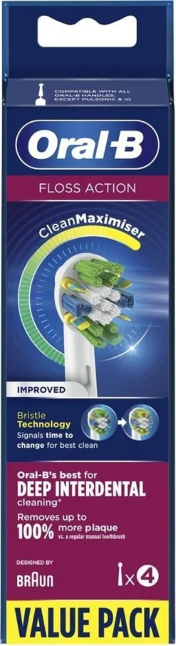 Oral B Oral-B FlossAction - Met CleanMaximiser-technologie - Opzetborstels - 4 Stuks -Oral B Shop 327x1200 5