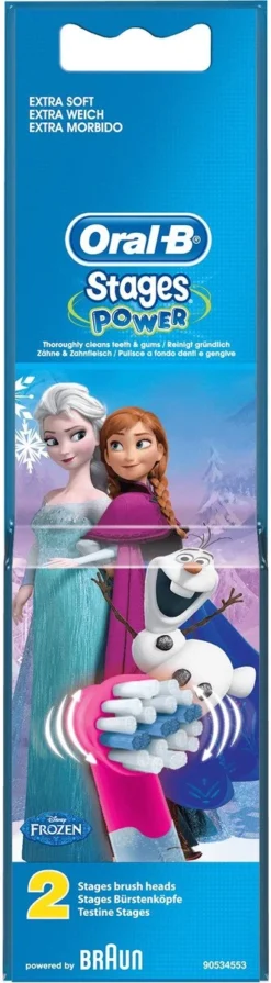 Oral B Oral-B Stages Power - Disney Frozen - Opzetborstels - 2 Stuks -Oral B Shop 331x1200