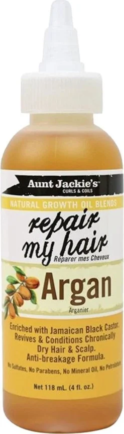 Alternative view of Aunt Jackies Natural Growth Oil Blends Repair My Hair 118ml