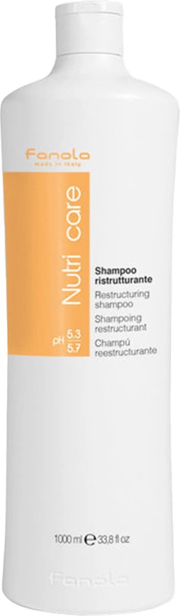 Fanola - Nourishing Restructuring Shampoo Shampoo For Dry And Brittle Hair 1000Ml 1 Fanola - Nourishing Restructuring Shampoo Shampoo For Dry And Brittle Hair 1000Ml