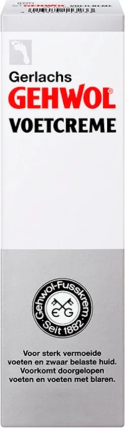 Gehwol Voetcrème - Voetcreme Voor Droge Voeten - Voetverzorging - Tube 75ml