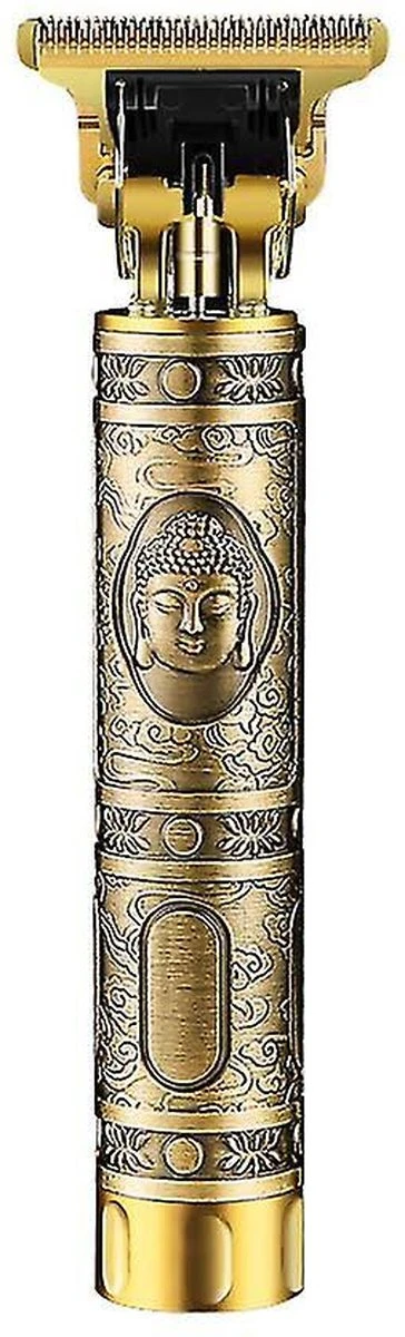 Baardtrimmer, Tondeuse, Scheerapparaat, Elektrisch, Oplaadbaar, Waterdicht, Draadloos, Goud, Buddha 3 Baardtrimmer, Tondeuse, Scheerapparaat, Elektrisch, Oplaadbaar, Waterdicht, Draadloos, Goud, Buddha - Afbeelding 3