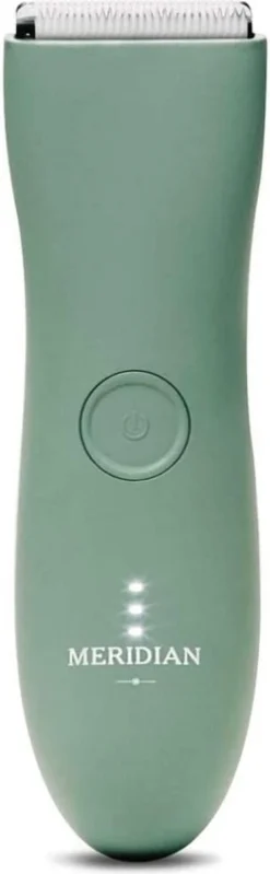 Meridian - Trimmer - Elektrische Onder-de-riem Trimmer Gebouwd Voor Mannen En Vrouwen - Moeiteloos Trimmen Van Vervelende Haar - Waterdicht Nat / Droog Lies- En Lichaamsscheerapparaat - 90 Minuten Batterijduur - Sage - Groen