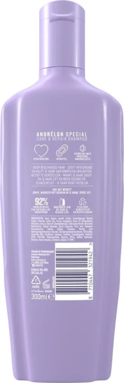 Andrélon Intense Care & Repair Shampoo - 6 X 300 Ml - Voordeelverpakking 14 Andrélon Intense Care & Repair Shampoo - 6 X 300 Ml - Voordeelverpakking -Oral B Shop 391x1200 5