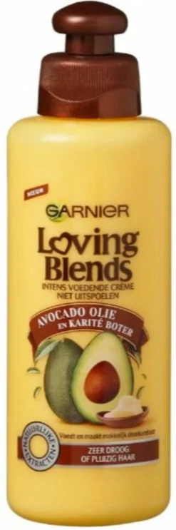 Alternative view of Garnier Loving Blends Avocado Olie & Karité Boter Leave-in Crème - 200 Ml