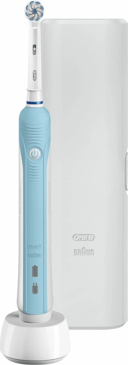 Oral B Oral-B PRO750 Sensi UltraThin - Elektrische Tandenborstel - Inclusief Reisetui 3 Oral B Oral-B PRO750 Sensi UltraThin - Elektrische Tandenborstel - Inclusief Reisetui - Afbeelding 3