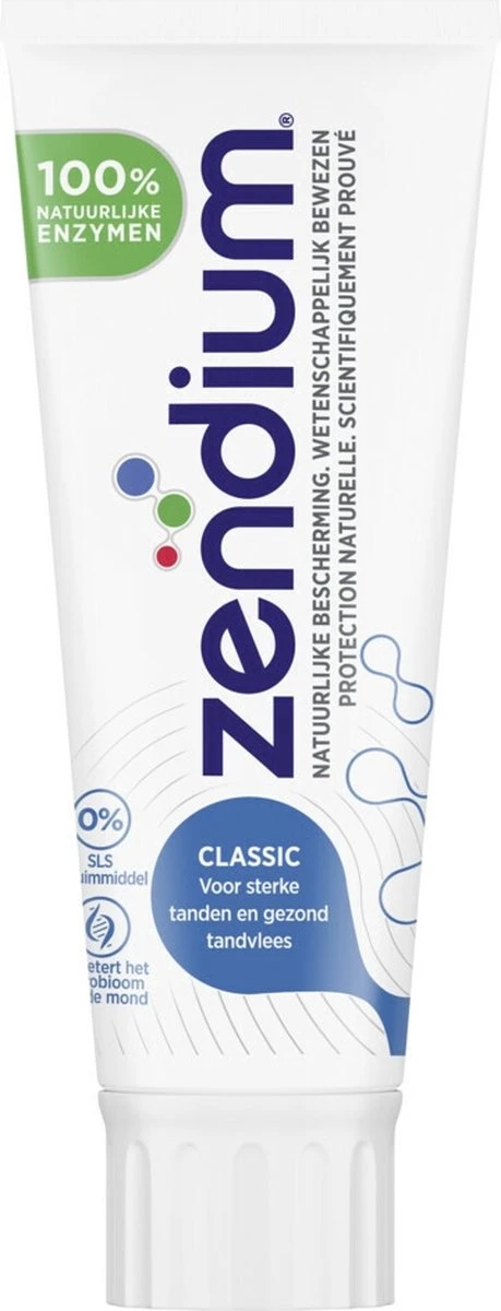 Zendium Classic Tandpasta - 12 X 75 Ml - Voordeelverpakking 8 Zendium Classic Tandpasta - 12 X 75 Ml - Voordeelverpakking - Afbeelding 8