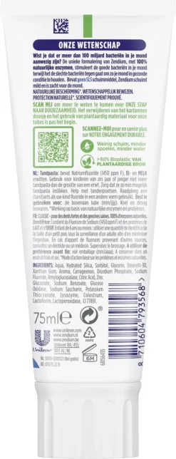 Zendium Classic Tandpasta - 12 X 75 Ml - Voordeelverpakking 14 Zendium Classic Tandpasta - 12 X 75 Ml - Voordeelverpakking -Oral B Shop 460x1200 1