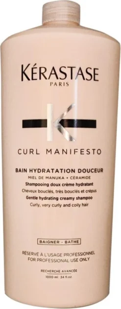 Kérastase - Curl Manifesto - Bain Hydratation Douceur - Shampoo - 1000 Ml