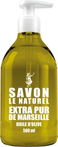 Savon Le Naturel Handzeep Olijfolie Extra Pur Van Marseille - 8 X 500 Ml