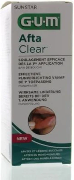 GUM® G.u.m. Aftaclear Mondspoeling 120 Ml - Medisch Hulpmiddel 15 GUM® G.u.m. Aftaclear Mondspoeling 120 Ml - Medisch Hulpmiddel -Oral B Shop 493x1200 2