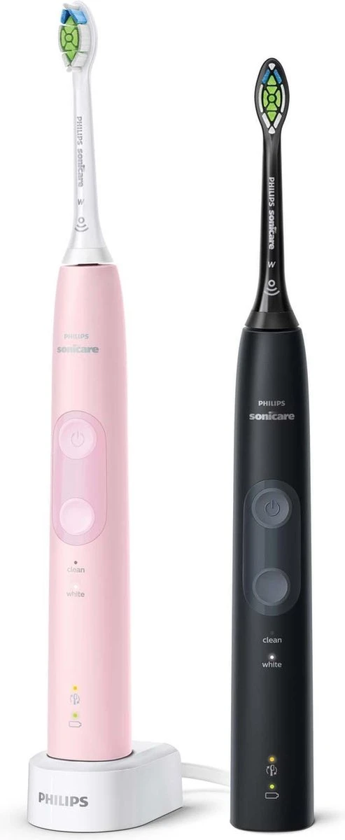 Philips Sonicare ProtectiveClean 4500 Series HX6830/35 - Elektrische Tandenborstel - Roze & Zwart 1 Philips Sonicare ProtectiveClean 4500 Series HX6830/35 - Elektrische Tandenborstel - Roze & Zwart