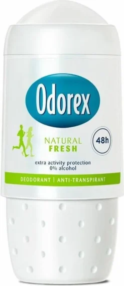 Odorex Deodorant Roller Natural Fresh - Deodorant - 6x 50 Ml - Voordeelverpakking