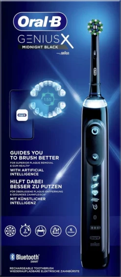Oral B Oral-B Genius X - Special Editie - Zwart - Elektrische Tandenborstel - 1 Handvat En 1 Opzetborstel -Oral B Shop 525x1200 1