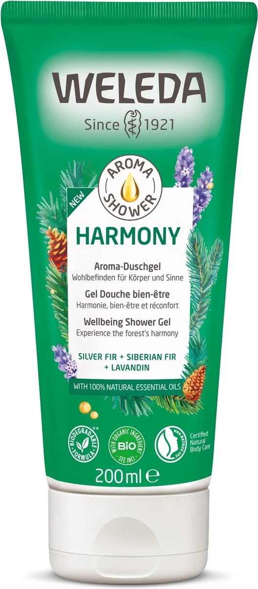 Weleda Aroma Shower Harmony Douchegel 1 Weleda Aroma Shower Harmony Douchegel
