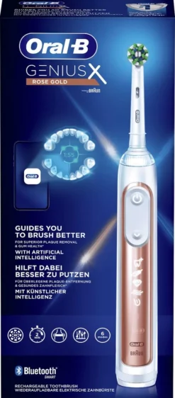 Oral B Oral-B Genius X Elektrische Tandenborstel Rosegold -Oral B Shop 527x1200