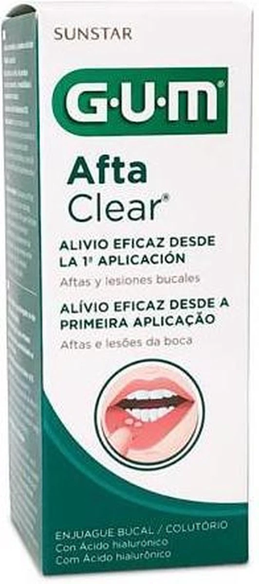 GUM® G.u.m. Aftaclear Mondspoeling 120 Ml - Medisch Hulpmiddel 5 GUM® G.u.m. Aftaclear Mondspoeling 120 Ml - Medisch Hulpmiddel - Afbeelding 5