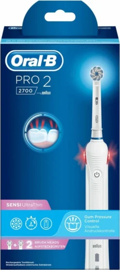 Oral B Oral-B Pro 2 2700 - Sensi Ultra Thin - Elektrische Tandenborstel - Wit 32 Oral B Oral-B Pro 2 2700 - Sensi Ultra Thin - Elektrische Tandenborstel - Wit -Oral B Shop 536x1200