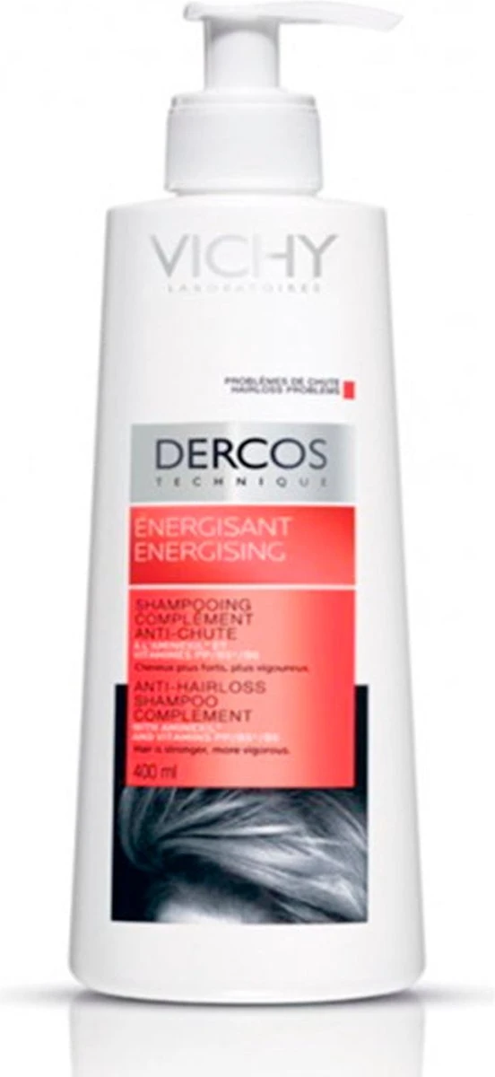 Vichy Dercos Aminexil Energie Shampoo - 390 Ml - Anti-Haaruitval 4 Vichy Dercos Aminexil Energie Shampoo - 390 Ml - Anti-Haaruitval - Afbeelding 4