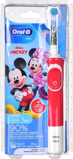Oral B Oral-B Kids Mickey - Elektrische Tandenborstel - Powered By Braun - 1 Handvat En 1 Opzetborstel -Oral B Shop 553x1200
