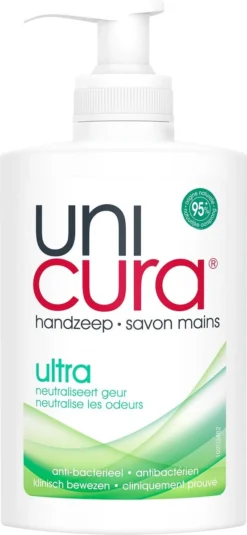 Unicura Ultra Antibacteriële Vloeibare Handzeep - 6 X 250 Ml - Voordeelverpakking 10 Unicura Ultra Antibacteriële Vloeibare Handzeep - 6 X 250 Ml - Voordeelverpakking -Oral B Shop 554x1200 2
