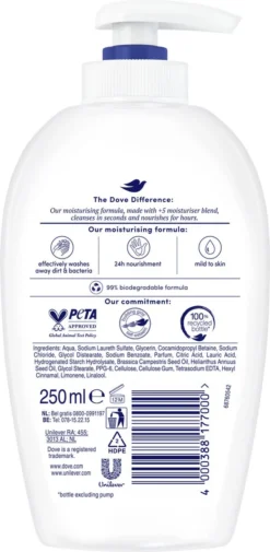 Dove Deeply Nourishing Verzorgende Handzeep - 6 X 250 Ml - Voordeelverpakking 11 Dove Deeply Nourishing Verzorgende Handzeep - 6 X 250 Ml - Voordeelverpakking -Oral B Shop 587x1200 1