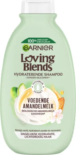 Garnier Loving Blends Shampoo - Voedende Amandelmelk - Lichtdroog Haar - 6 X 300 Ml - Voordeelverpakking