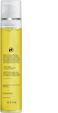 *ACTIE* MONTE - 100% Pure Arganolie - 100 ML - Unieke Fles - 100% Biologisch - Huidolie En Haarolie - Voor Haar, Huid En Gezicht - Hydraterend, Voedend En Herstellend - Rijk Aan Vitamine E, Essentiële Vetzuren, Antioxidanten En Mineralen - Argan Oil -Oral B Shop 618x1200 1