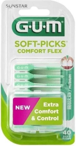 GUM® GUM Soft Picks Comfort Flex Regular Mint - 40st 12 GUM® GUM Soft Picks Comfort Flex Regular Mint - 40st -Oral B Shop 625x1200 1