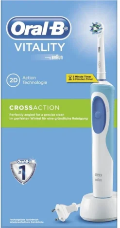Oral B Oral-B Vitality CrossAction - Elektrische Tandenborstel - Blauw, Wit -Oral B Shop 633x1200