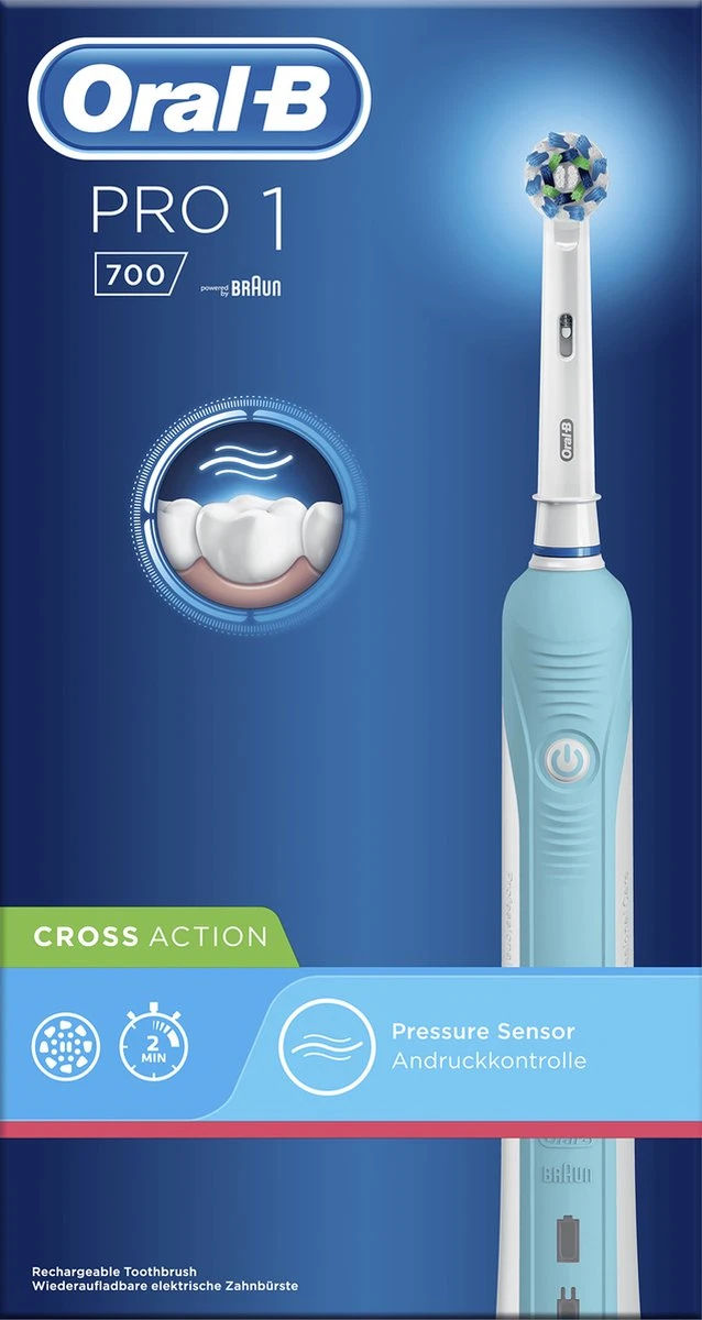 Oral B Pro 700 CrossAction - Elektrische Tandenborstel 11 Oral B Pro 700 CrossAction - Elektrische Tandenborstel - Afbeelding 11