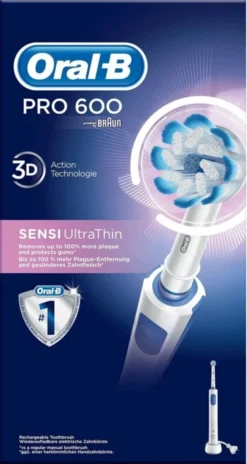 Oral B Oral-B PRO Pro 600 - Sensi-Clean - Elektrische Tandenborstel - Wit 19 Oral B Oral-B PRO Pro 600 - Sensi-Clean - Elektrische Tandenborstel - Wit -Oral B Shop 639x1200