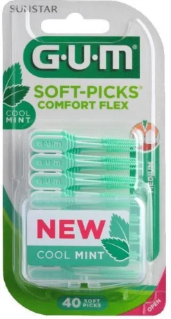 GUM® GUM Soft Picks Comfort Flex Regular Mint - 40st 13 GUM® GUM Soft Picks Comfort Flex Regular Mint - 40st -Oral B Shop 643x1200 2