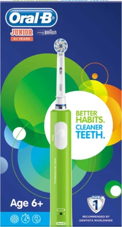 Oral B Oral-B Junior - Elektrische Tandenborstel - Groen -Oral B Shop 647x1200