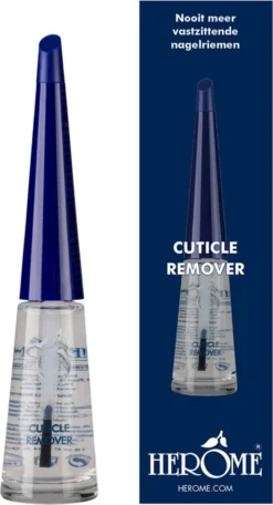 Herome Nagelriemverwijderaar - Cuticle Remover - Binnen 1 Minuut Elastische, Zachte En Soepele Nagelriemen - Verwijdert Losse Velletjes - 10ml.