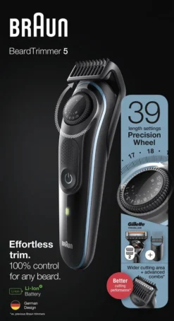 Tondeuse - Braun BT5340 - Zwart -Oral B Shop 653x1200