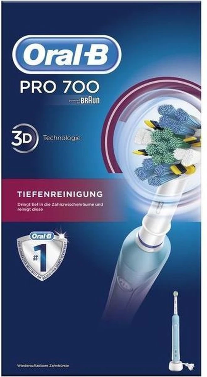 Oral B Pro 700 CrossAction - Elektrische Tandenborstel 15 Oral B Pro 700 CrossAction - Elektrische Tandenborstel - Afbeelding 15