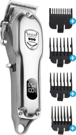 Revahs Professionele Draadloze Tondeuse En Baardtrimmer - Hoofdhaar - Baarden En Snorren - Hair Clipper En Haartrimmer - Tondeuse Cheveux - Tondeuse Haar