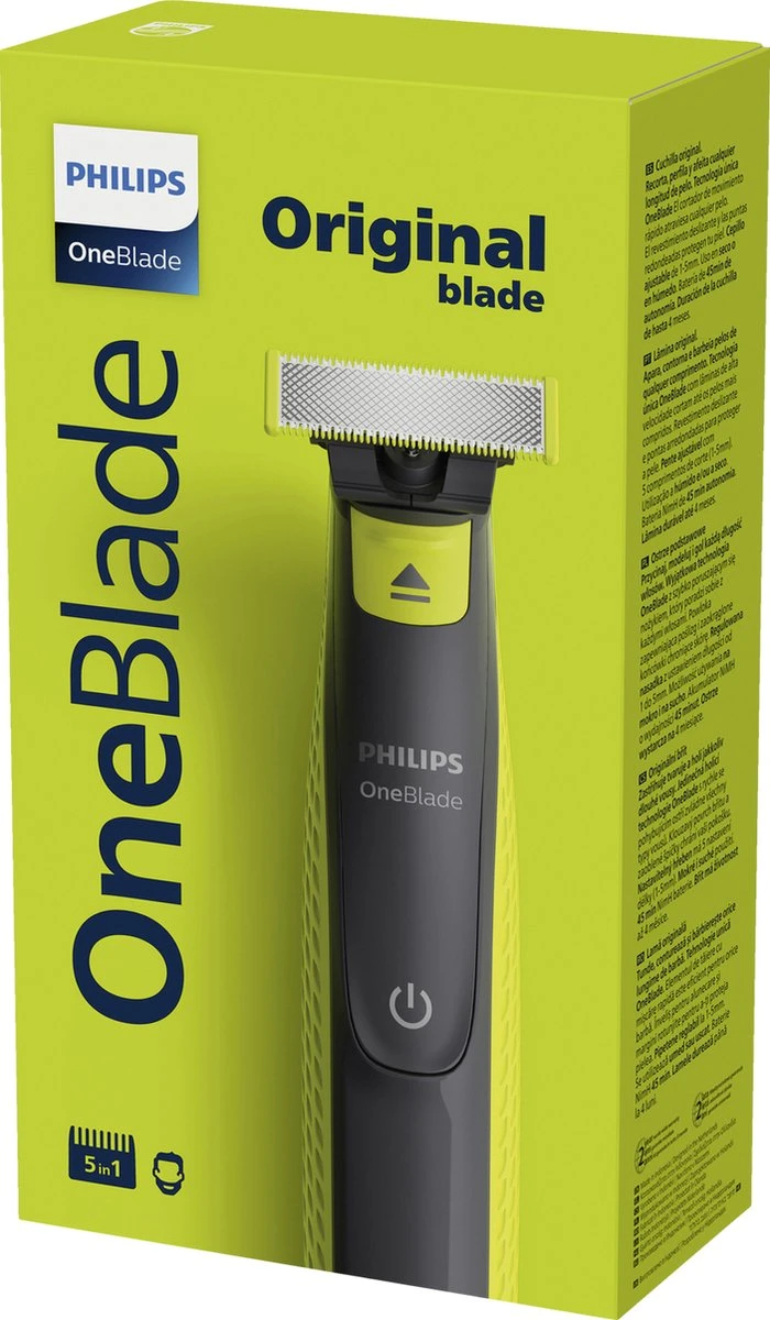 Philips OneBlade Original Blade QP2721/20 Hybride Styler Scheerapparaat 3 Philips OneBlade Original Blade QP2721/20 Hybride Styler Scheerapparaat - Afbeelding 3