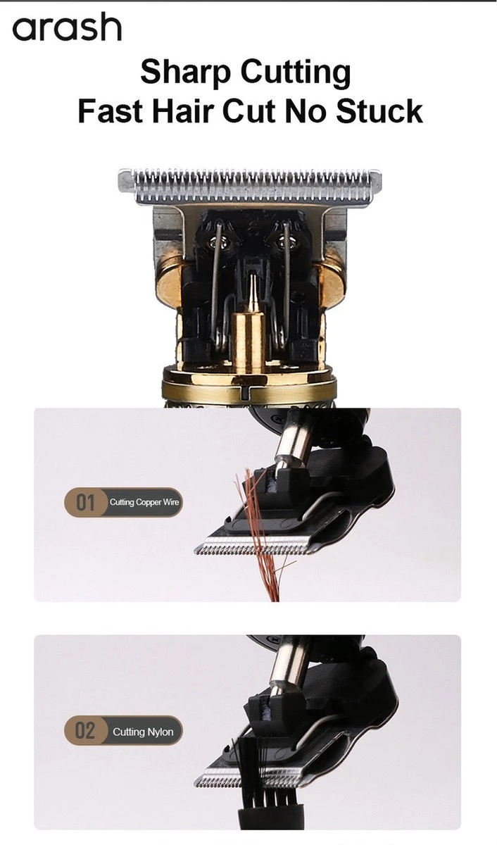 Arash® Tondeuse Mannen - 2023 Nieuwste Model - Draadloze Haartrimmer - Geschikt Voor Hoofdhaar/Baardhaar - Trimmer Draadloos - Scheerapparaat - Grijs - Inclusief Oplaadblok En 4 Opzetstukjes 3 Arash® Tondeuse Mannen - 2023 Nieuwste Model - Draadloze Haartrimmer - Geschikt Voor Hoofdhaar/Baardhaar - Trimmer Draadloos - Scheerapparaat - Grijs - Inclusief Oplaadblok En 4 Opzetstukjes - Afbeelding 3