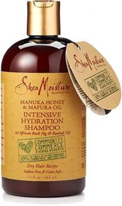 Shea Moisture Manuka Honey & Mafura Oil - Shampoo Intensive Hydration - 384 Ml -Oral B Shop 715x1200 4