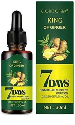 Gember Haargroei Serum - Germinal Essentiële Haargroei Olie Effectief In 7 Dagen - Haarverzorging Voor Mannen En Vrouwen, 30 Ml