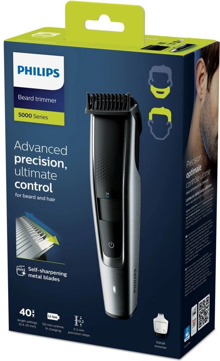 Philips 5000 Series BT5522/15 - Baardtrimmer 8 Philips 5000 Series BT5522/15 - Baardtrimmer - Afbeelding 8