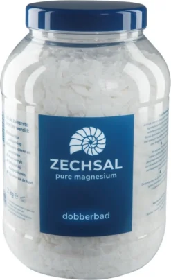 Zechsal Magnesium Dobberbad - Badmiddel - 2 KG - Pure Magnesium Badkristallen (47% Concentratie) - Optimale Magnesium Opname - Effectief Bij Huidproblemen Als Psoriasis En Eczeem