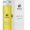 *ACTIE* MONTE - 100% Pure Arganolie - 100 ML - Unieke Fles - 100% Biologisch - Huidolie En Haarolie - Voor Haar, Huid En Gezicht - Hydraterend, Voedend En Herstellend - Rijk Aan Vitamine E, Essentiële Vetzuren, Antioxidanten En Mineralen - Argan Oil