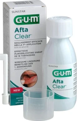 Alternative view of GUM® G.u.m. Aftaclear Mondspoeling 120 Ml - Medisch Hulpmiddel