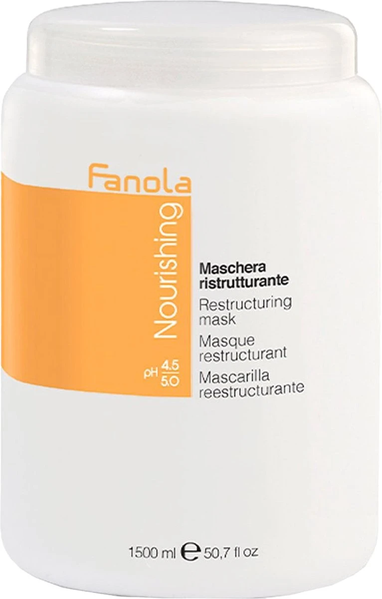 Fanola - Restructuring Mask - 1500 Ml 2 Fanola - Restructuring Mask - 1500 Ml - Afbeelding 2